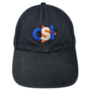 HeadShot Baseball Cap Blue One Size CSI Tech Smart Business Wise Slideback Hat